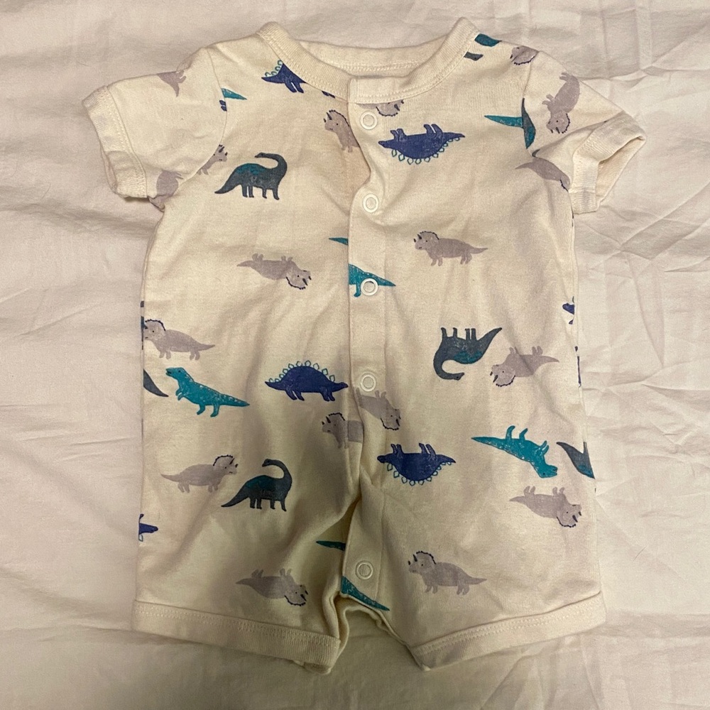 Carter's Cream Baby Romper